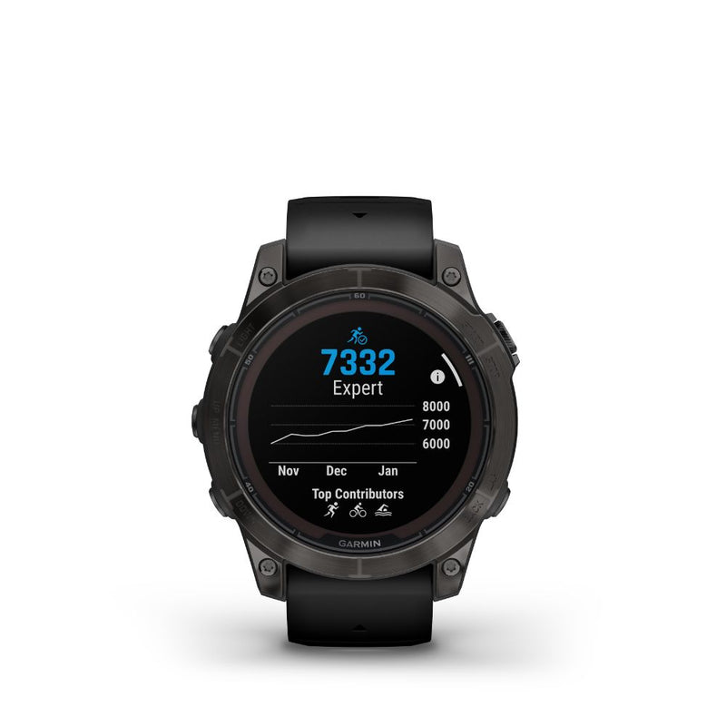 Garmin Fenix 7 Pro Sapphire Solar (Grey Titanium with Black Band)