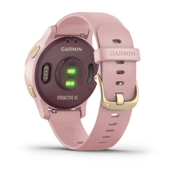 Garmin vivoactive 4S, Dust Rose with Light Gold Hardware