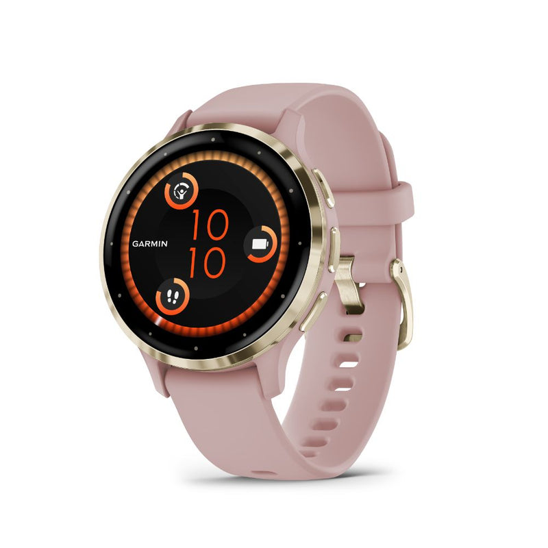 Garmin Venu 3S (Soft Gold SS with Dust Rose Band)