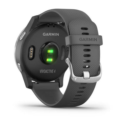 Garmin vivoactive 4, Shadow Gray with Silver Hardware