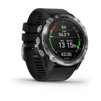 Garmin Descent Mk2 (Stainless Steel with Black Band)