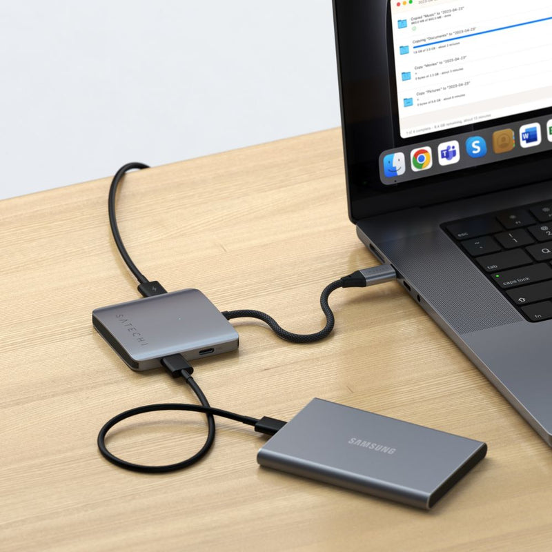 4-Port USB-C Hub with Power Delivery