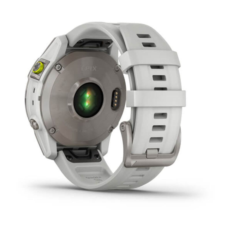 Garmin Epix (Camera White Titanium with Silicone Band)