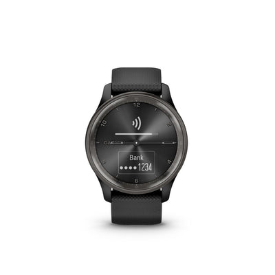 Garmin vivomove Trend (Slate SS with Black Case and Band)