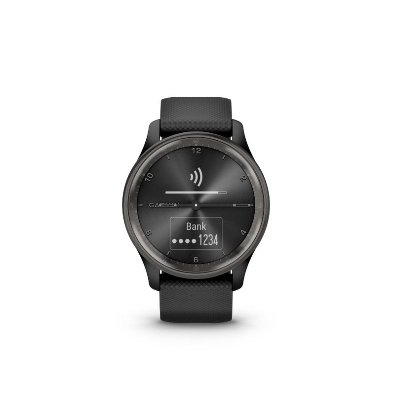 Garmin vivomove Trend (Slate SS with Black Case and Band)