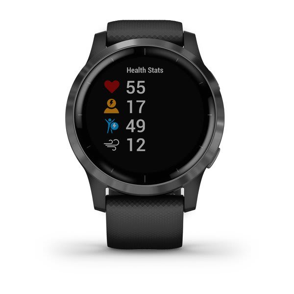 Garmin vivoactive 4, Black with Slate Hardware